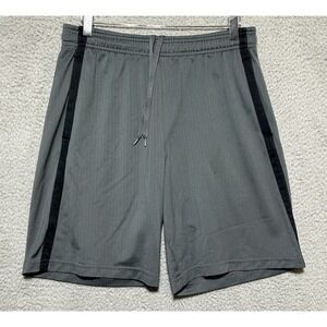 Under Armour Gray/Black Basketball Shorts Mens L Basketball Gym Pockets